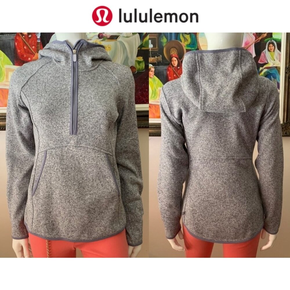 Lululemon Athletica Women’s Hoodie Half Front Zip Pullover Sweater Active wear